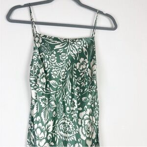 Zara Green and White Floral Camisole